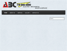 Tablet Screenshot of abcelectriccorp.com